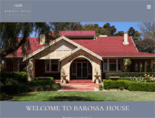 Tablet Screenshot of barossahouse.com.au